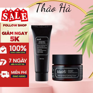 Kem dưỡng làm dịu hồi phục da Klairs Midnight Blue Calming Cream