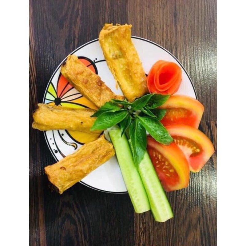 Chả đùm ôm chân nấm chay 500gr