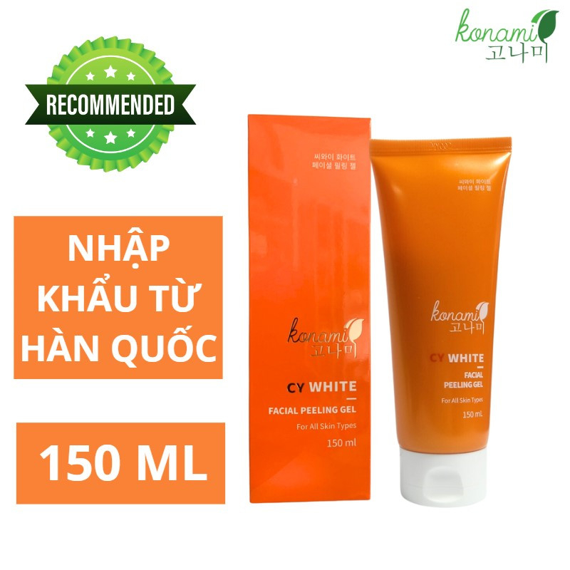 Tẩy da chết Cywhite Facial Peeling Gel trắng làm sáng da dành cho mọi loại da 150 ML