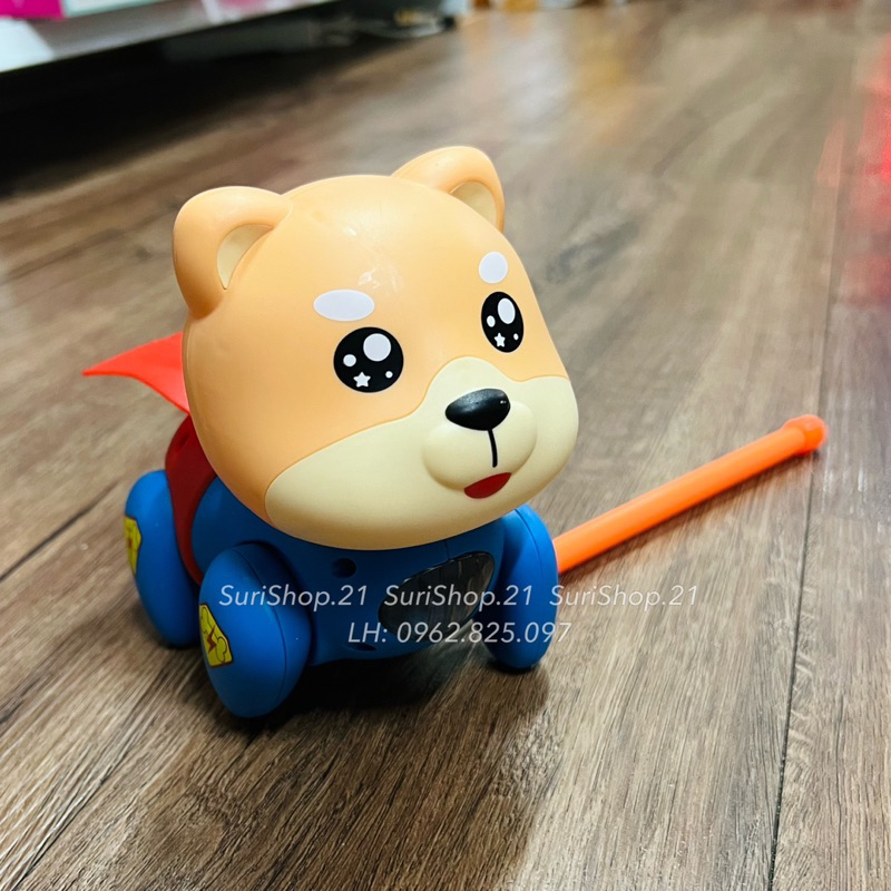 Lồng đèn heo siêu nhân, chó siêu nhân có nhạc và đèn cho bé, lồng đèn trung thu