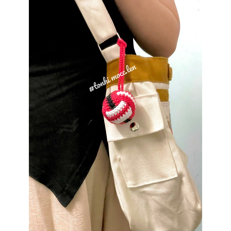 Móc Khoá Bóng Chuyền Bằng Len