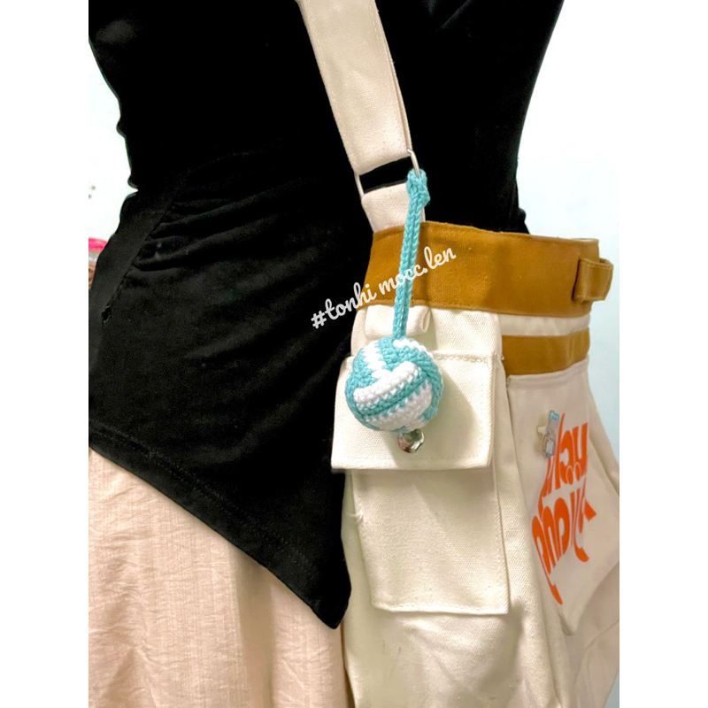 Móc Khoá Bóng Chuyền Bằng Len