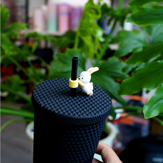 Topper trang trí ống hút Starbucks, Charm Starbucks, Straw Topper, Charm ống hút, nút đậy Starbucks.