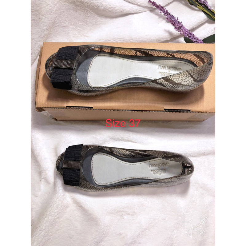 Giày sandal melissa thơm, size 37 chân thon, 2 hand, new 99%