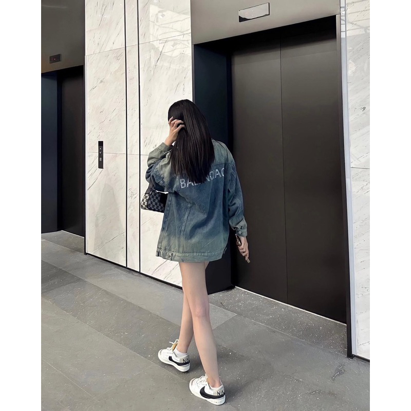 Áo khoác Denim Balencia.ga