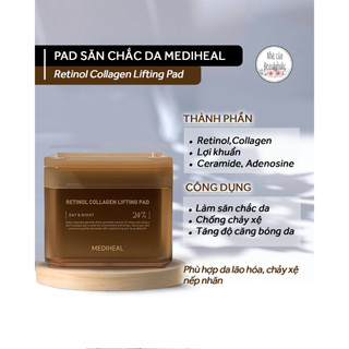 Pad săn chắc da chống lão hóa mediheal retinol collagen lifting pad