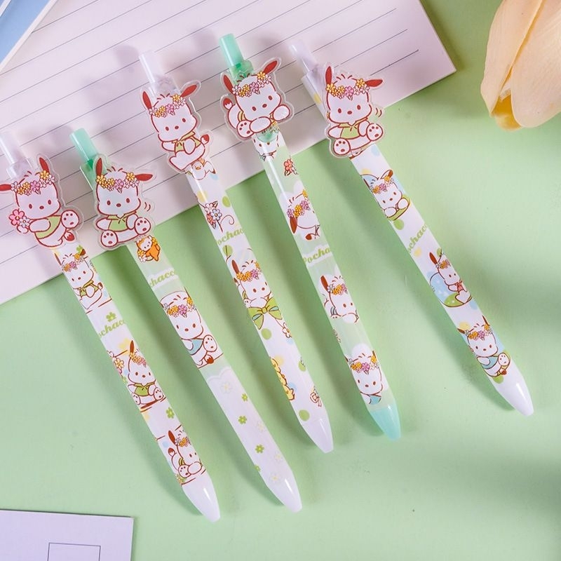 Bút gel hình chú cún dễ thương// Bút mực đen dễ thương