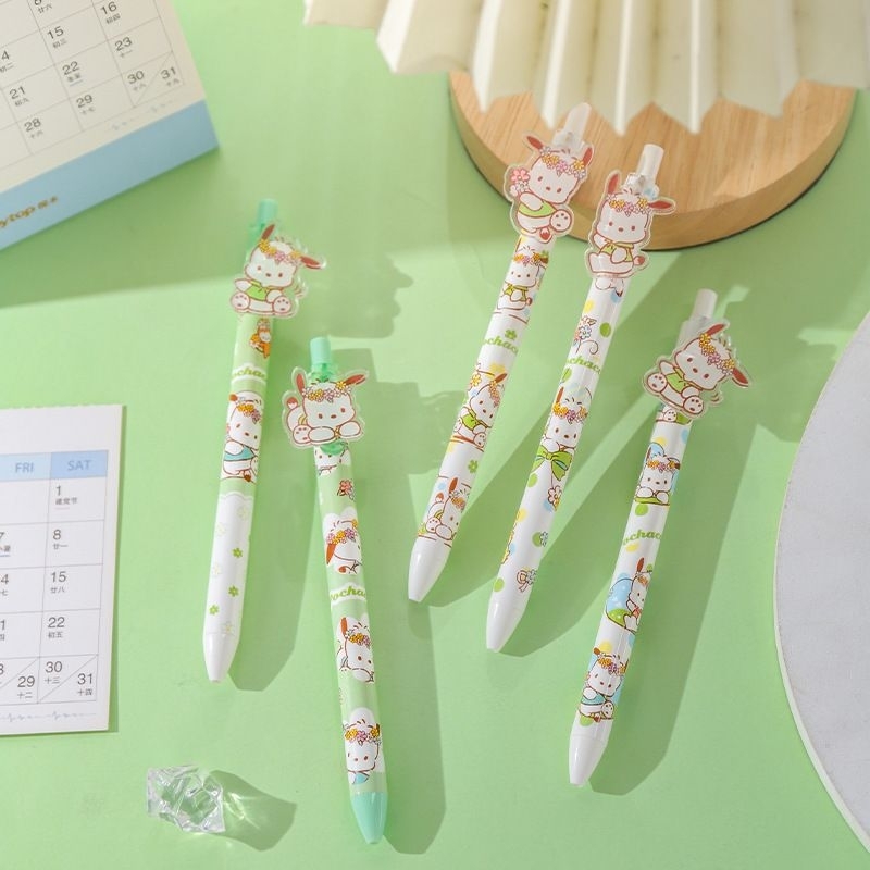 Bút gel hình chú cún dễ thương// Bút mực đen dễ thương