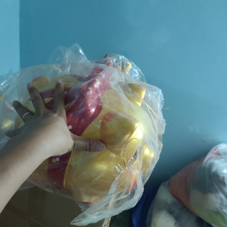 Heo đất có nơ màu vàng đồng size 33cm