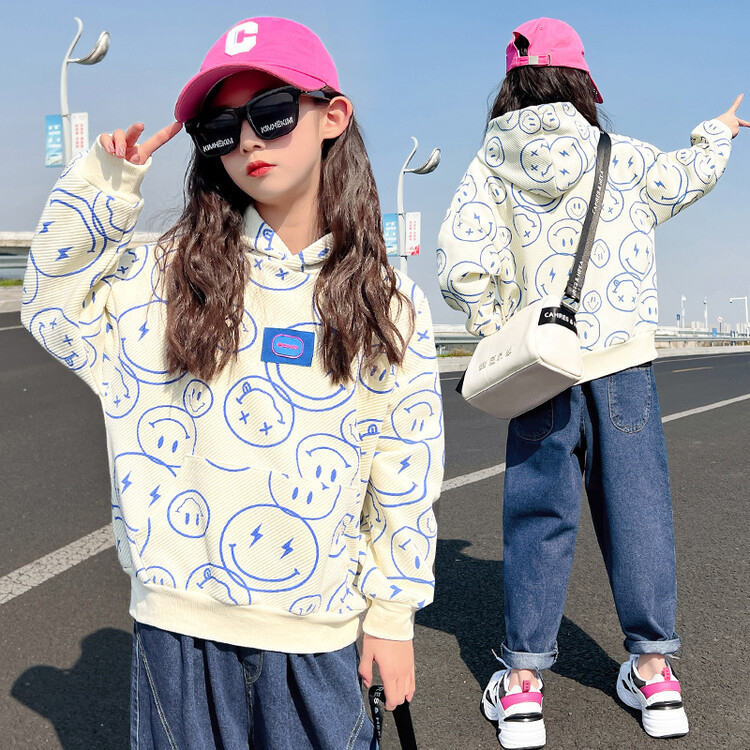 Áo Hoodie Có Mũ Dài Tay Cho Bé Trai, Bé Gái Chất Nỉ Dày Dặn Phong Cách Hàn Quốc Cá Tính Cho Trẻ Em Mùa Thu Đôn