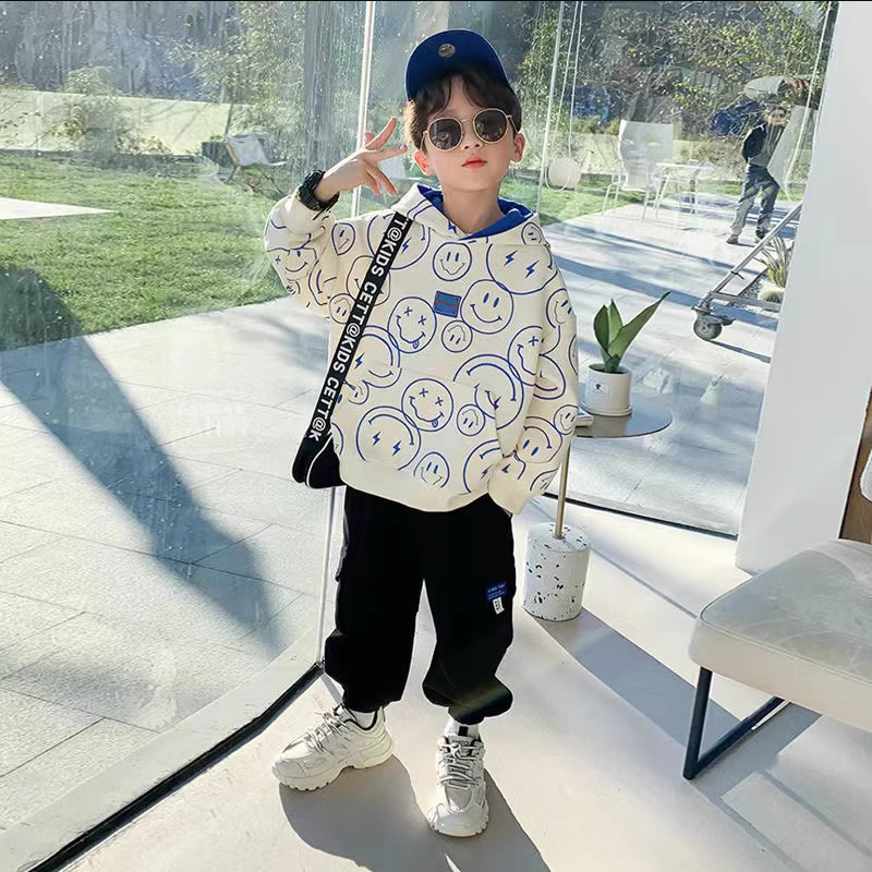 Áo Hoodie Có Mũ Dài Tay Cho Bé Trai, Bé Gái Chất Nỉ Dày Dặn Phong Cách Hàn Quốc Cá Tính Cho Trẻ Em Mùa Thu Đôn