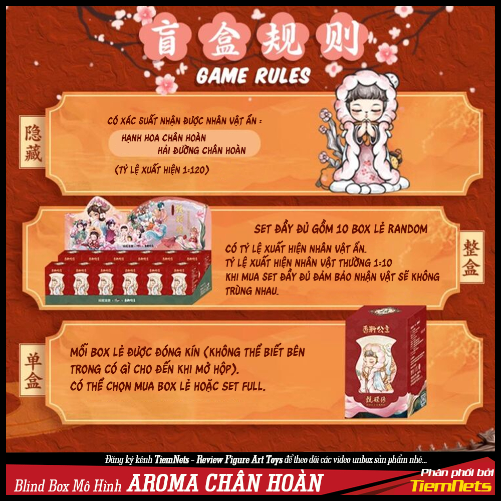 BỘ MÔ HÌNH BLIND BOX AROMA CHÂN HOÀN