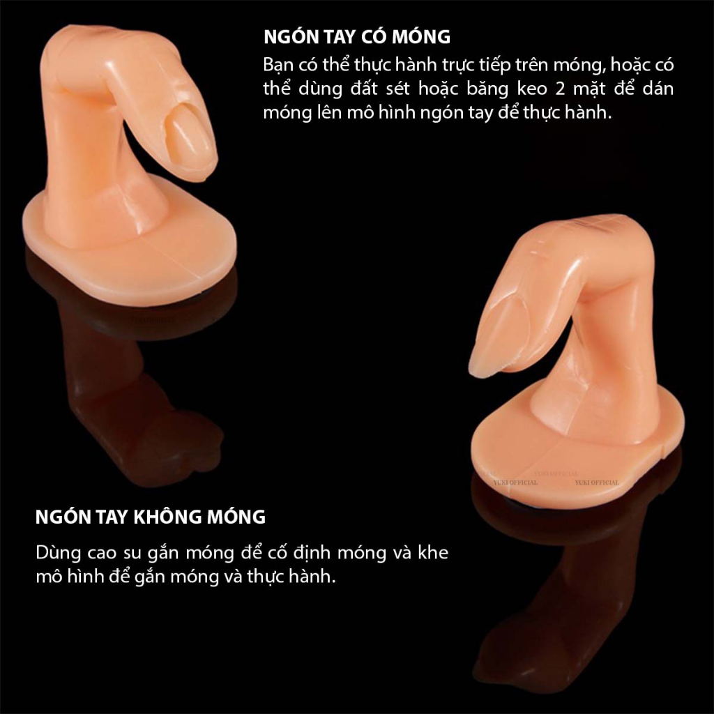 Ngón tay-ngón tay giả học nail-ngón tay tập vẽ, đắp móng