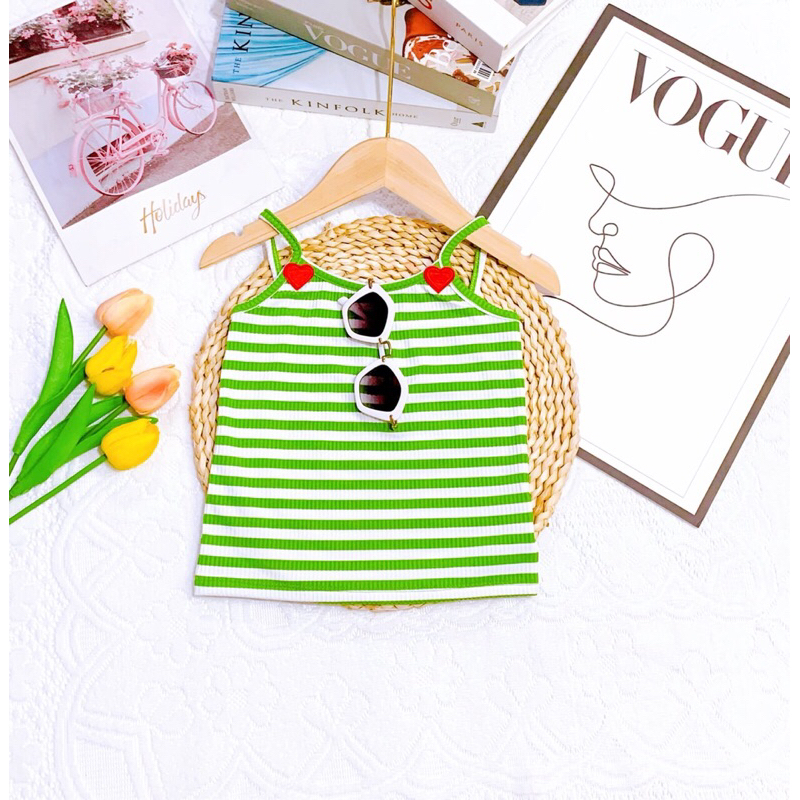 Áo thun 2 dây bé gái 8-28kg,áo phông cho bé siêu đẹp chất cao cấp bán shop