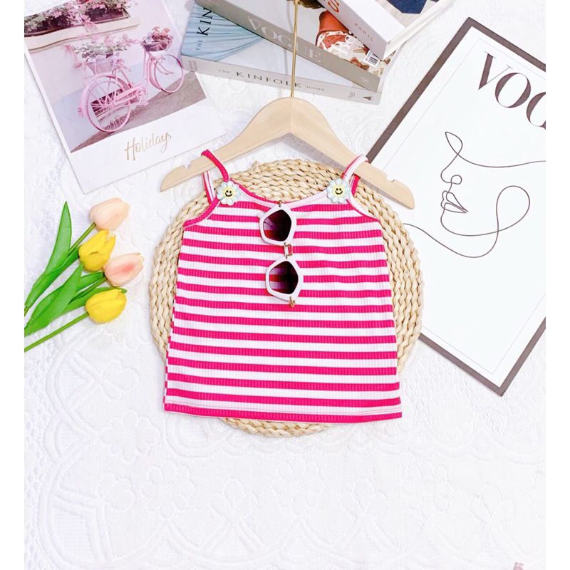 Áo thun 2 dây bé gái 8-28kg,áo phông cho bé siêu đẹp chất cao cấp bán shop