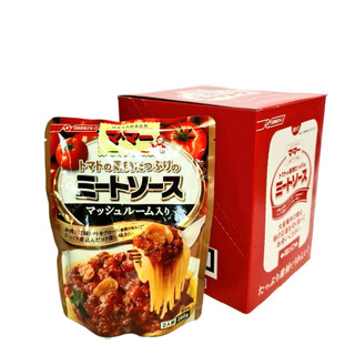 Sốt Spaghetti Kojin Sốt Mì Ý Nissin Thịt Và Nấm Sản Phẩm Tiêu Chuẩn Nhật Bản Túi Thiếc Tiện Dụng260g