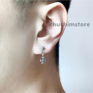 Khuyên tai chrome heart dáng dài - thép không gỉ - er9