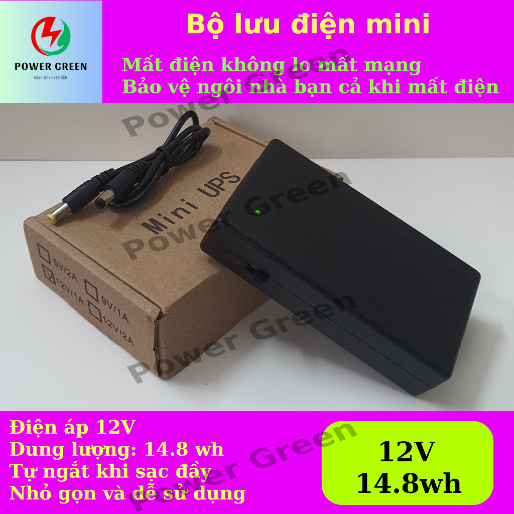 Ups mini cho camera - Model mạng