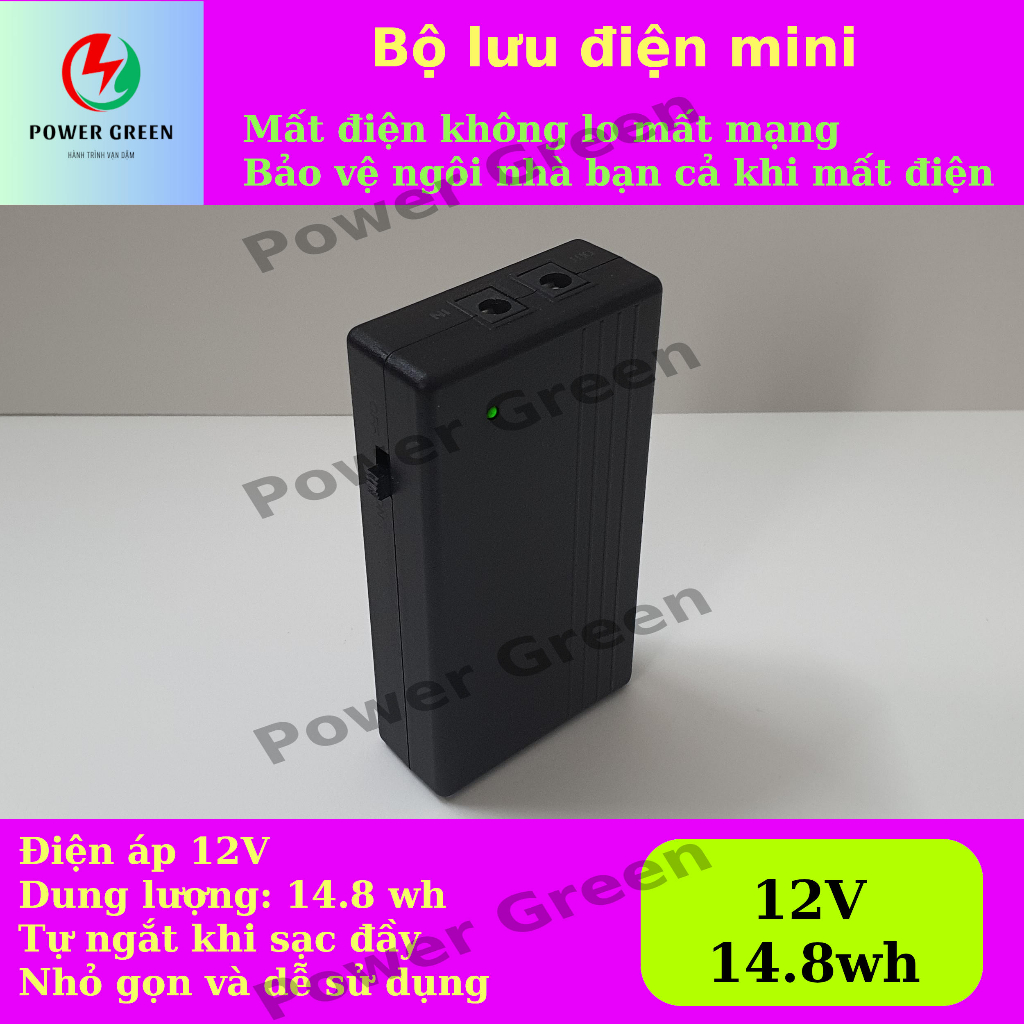 Ups mini cho camera - Model mạng