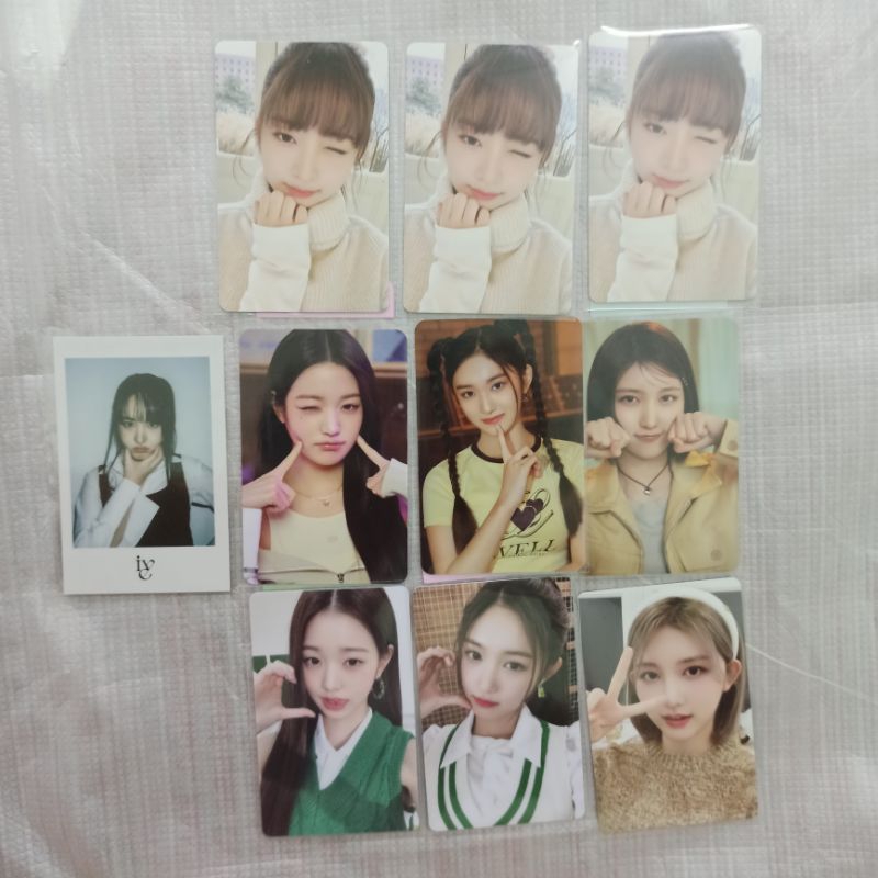 IVE bo góc photocard official chính hãng Wonyoung Rei Liz Iseo Gaeul Yujin