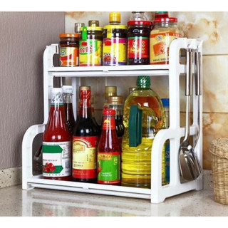 Kệ đựng gia vị 2 Tầng , Kệ để đồ đa năng nhựa Việt Nhật Kệ gia vị chữ H SIEU HOT