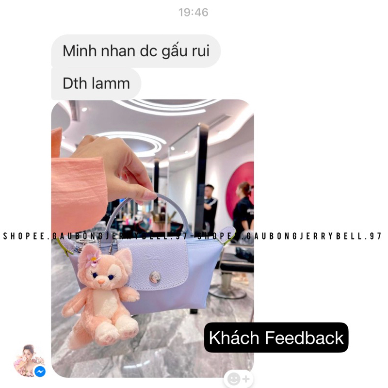 Móc khoá Cáo LinaBell, Thỏ Stellalou hàng chính hãng xuất dư