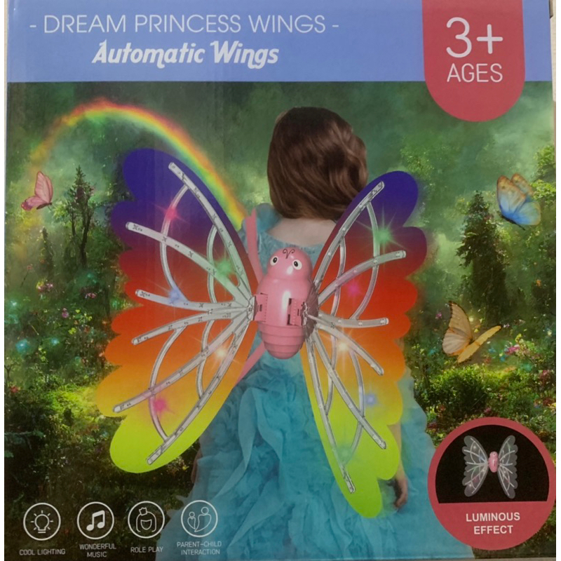 CÁNH THIÊN THẦN,CÁNH KHỦNG LONG TỰ VẪY VÀ PHÁT SÁNG CHO BÉ VUI CHƠI