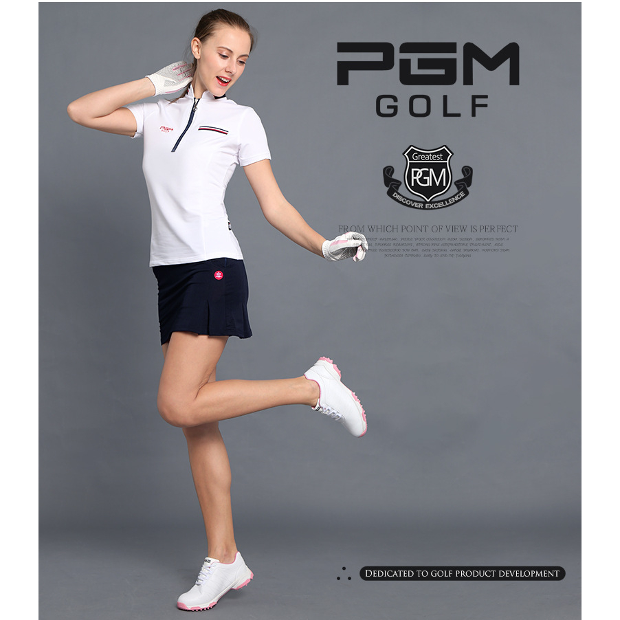 Fullset golf nữ cao cấp chính hãng PGM Áo YF079 - Váy QZ019