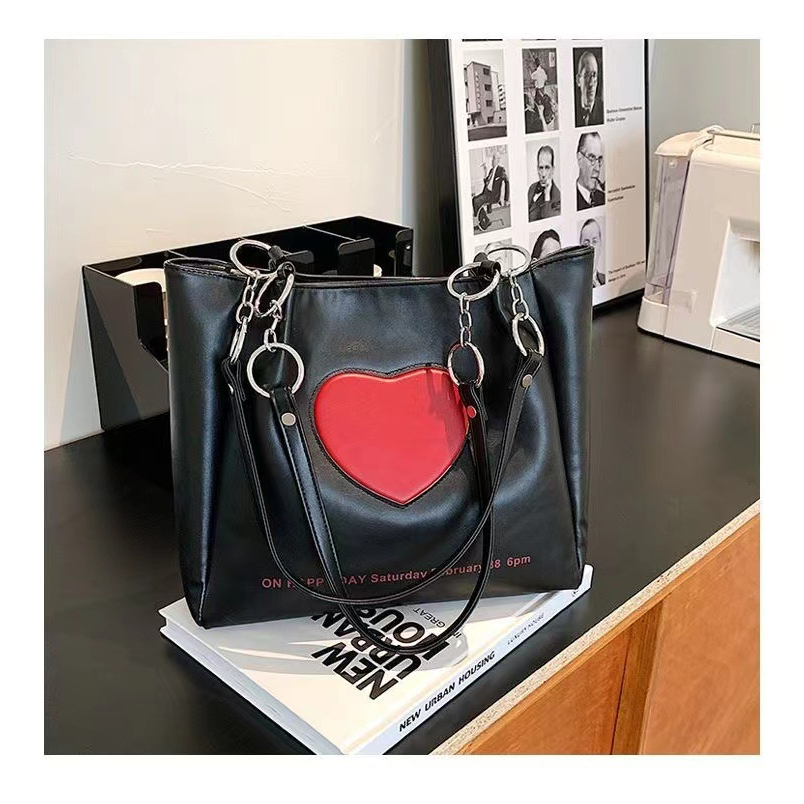 Túi xách nữ 2023 Túi xách mới Túi tote tình yêu cao cấp Túi đeo vai phù hợp đi làm đi chơi dung tích lớn..