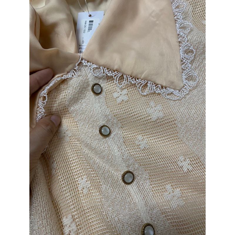 Pass đầm babydoll ren newtag