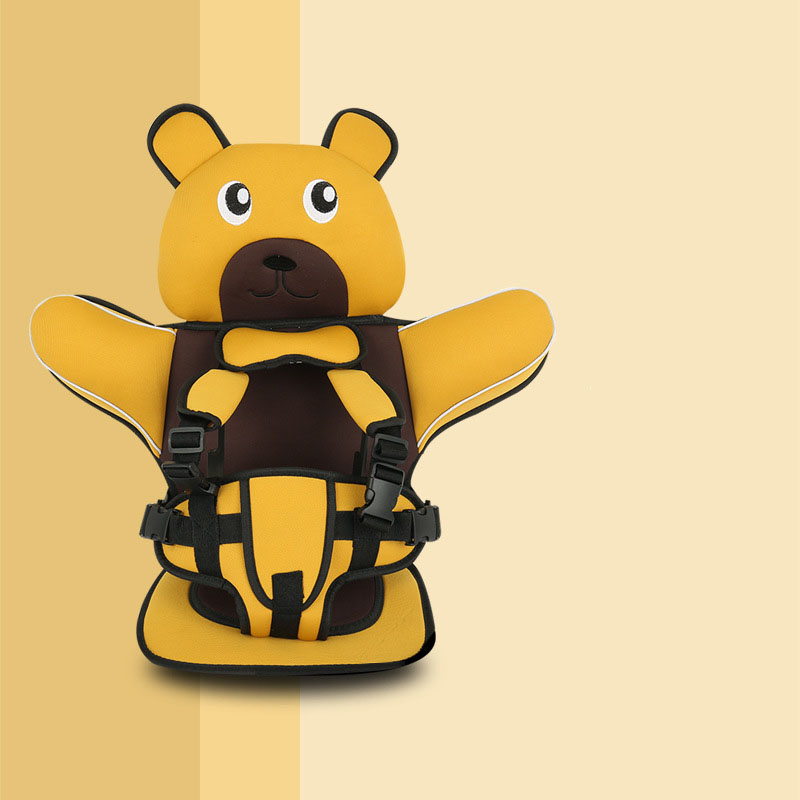 COMBO 15 Chiếc Ghế Ngồi Ô Tô Hình Gấu Cho Bé