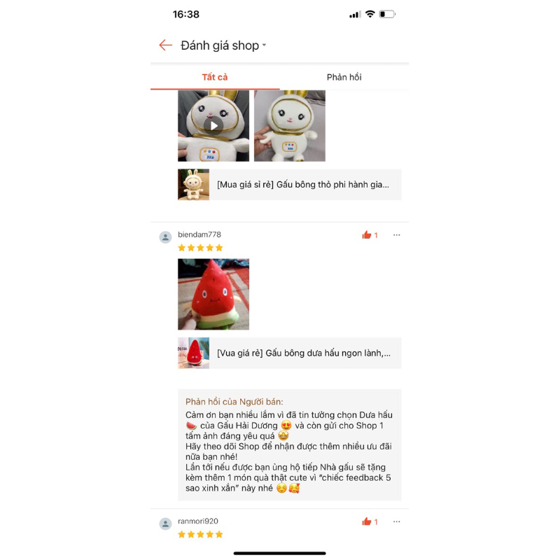 Gấu bông dưa hấu ngon lành, mời bạn ăn nha