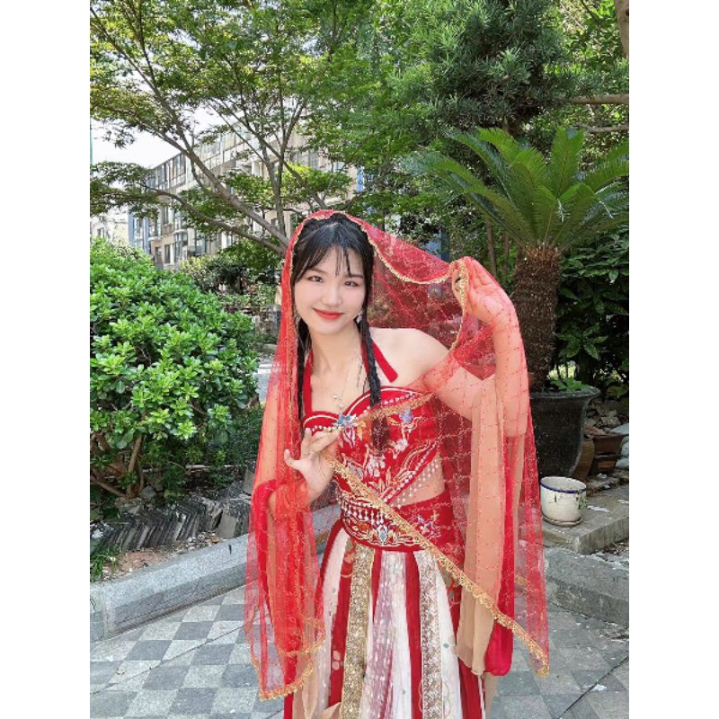 Trang phục hán phục cổ trang đôn hoàng phi thiên set 5 món