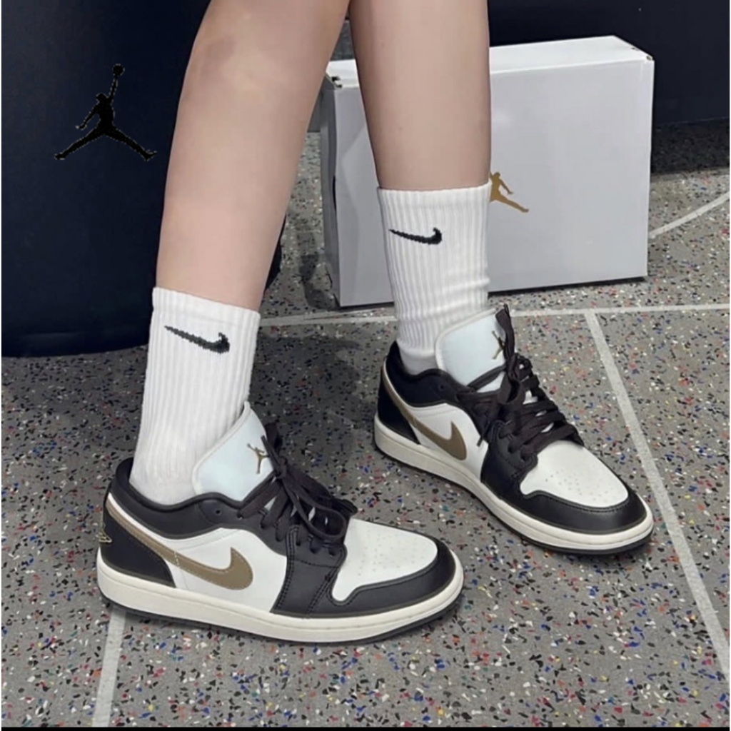 Air Jordan 1 Low AJ1 nâu/cổ thấp/giày bóng rổ/DC0774-200