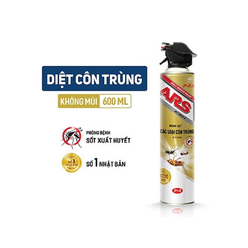 XỊT CÔN TRÙNG ARS GOLD 600ML