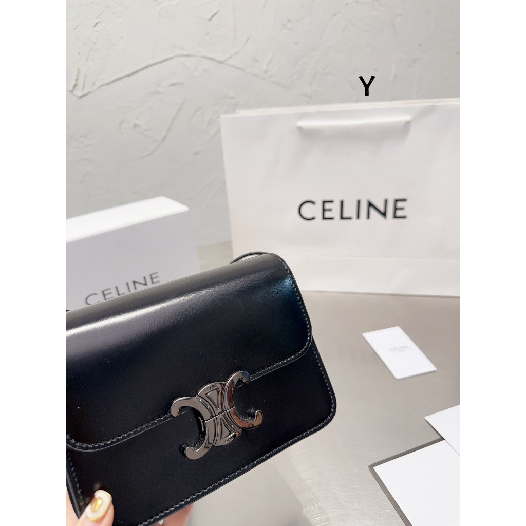 TÚI CELIN BOX DA MỊN FULL ĐEN SZ19