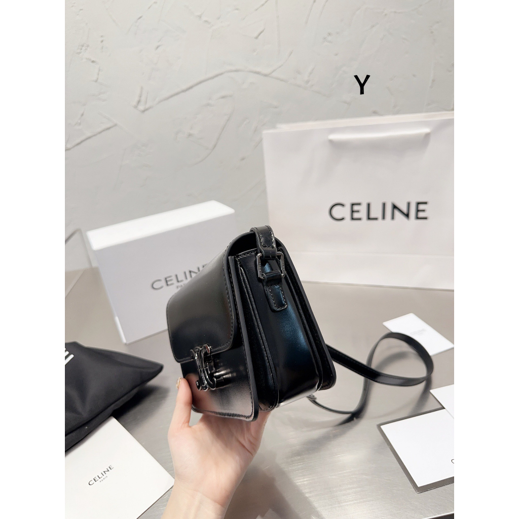 TÚI CELIN BOX DA MỊN FULL ĐEN SZ19