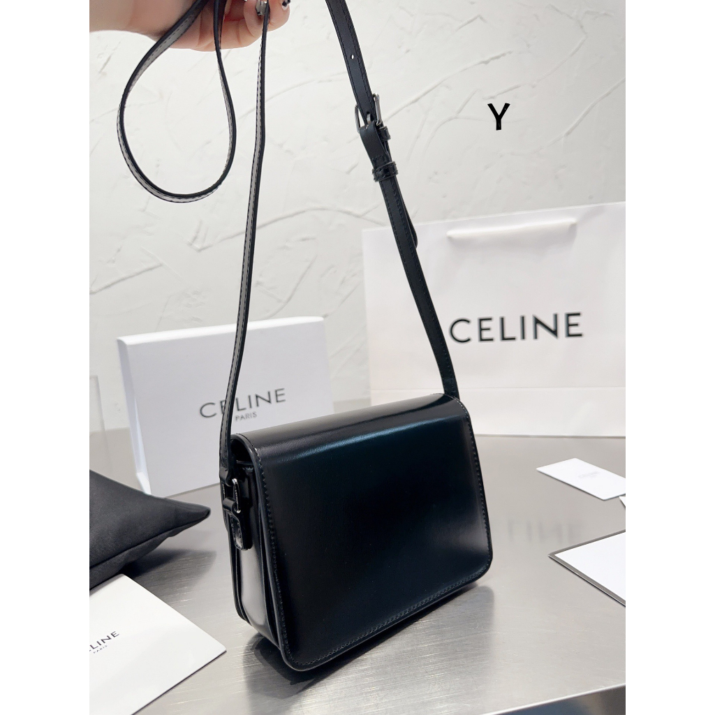 TÚI CELIN BOX DA MỊN FULL ĐEN SZ19