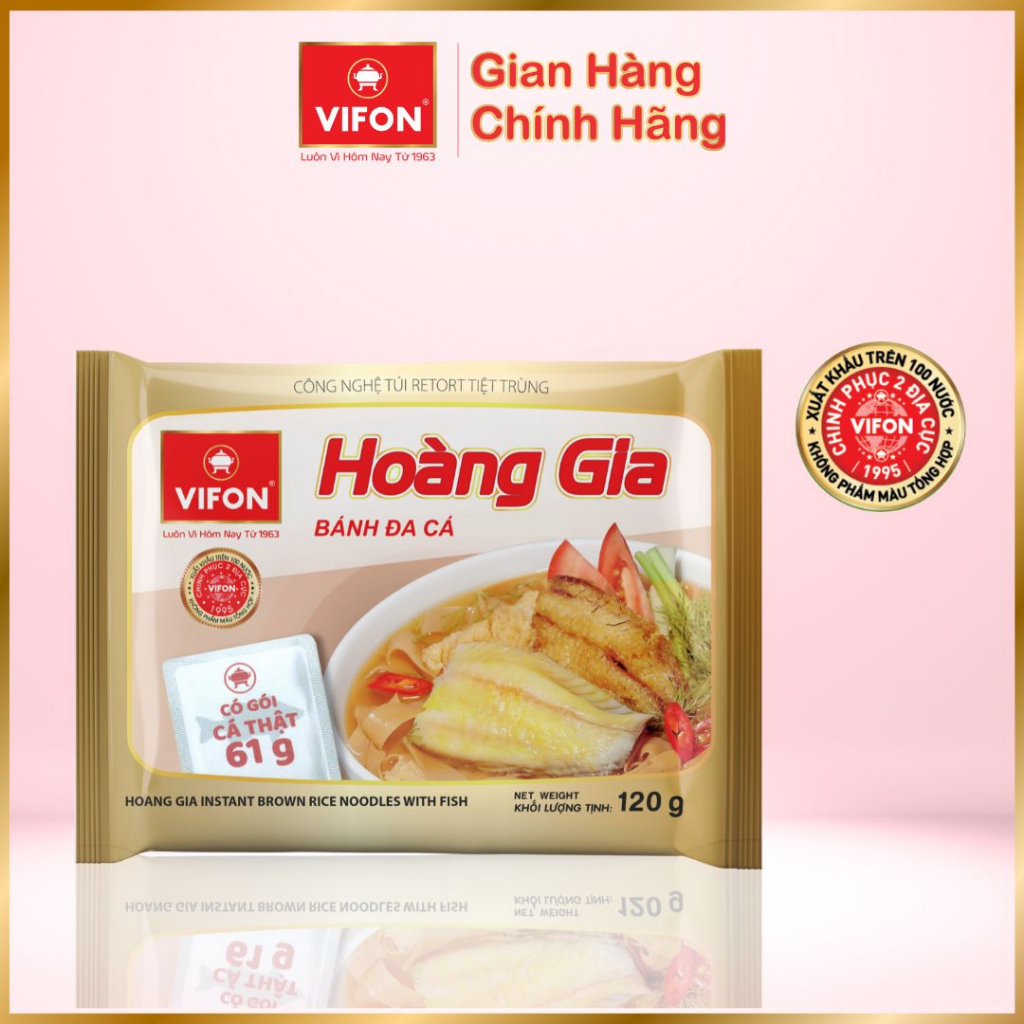 Set 5 gói Hoàng Gia bánh đa cá /Hủ tiếu nam vang/Bánh đa cua/ Bún bò huế/Miến thịt bằm/Miến cua/Phở bò/Phở gà