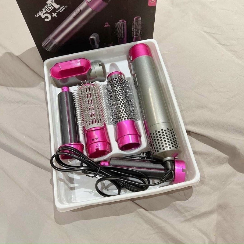 Máy Sấy Tóc 5 in1 Máy Tạo Kiểu Tóc Đa Năng. Uốn Xoăn Phồng Sấy,Làm Thẳng Tóc Tạo Kiểu Cao Cấp
