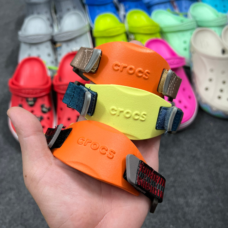 Quai Dù Dép Crocs Quai Dù Bán Lẻ Theo Cặp, Nhiều Màu Tặng Kèm