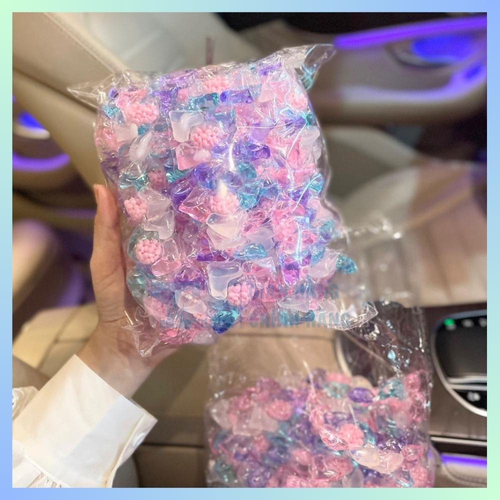 Combo 100 Viên Giặt Xả Quần Áo 5in1 Tiện Lợi Cùng Hạt Lưu Hương Lâu Trên Quần Áo