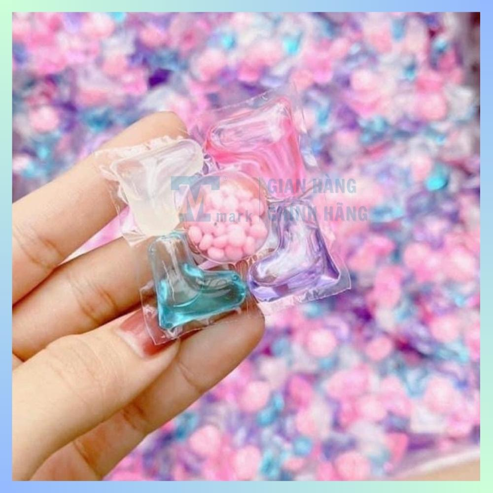 Combo 100 Viên Giặt Xả Quần Áo 5in1 Tiện Lợi Cùng Hạt Lưu Hương Lâu Trên Quần Áo