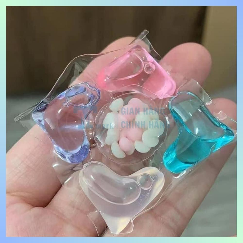 Combo 100 Viên Giặt Xả Quần Áo 5in1 Tiện Lợi Cùng Hạt Lưu Hương Lâu Trên Quần Áo