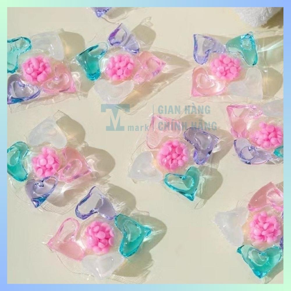 Combo 100 Viên Giặt Xả Quần Áo 5in1 Tiện Lợi Cùng Hạt Lưu Hương Lâu Trên Quần Áo