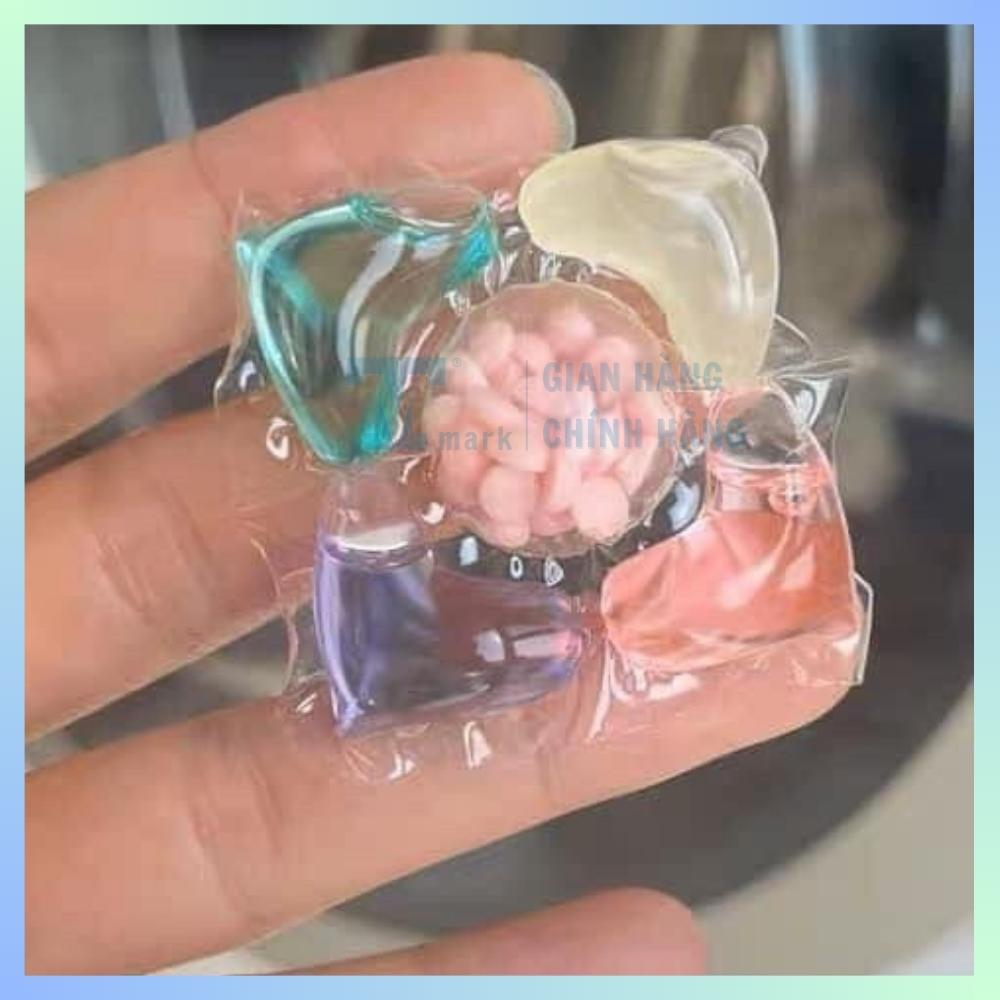 Combo 100 Viên Giặt Xả Quần Áo 5in1 Tiện Lợi Cùng Hạt Lưu Hương Lâu Trên Quần Áo