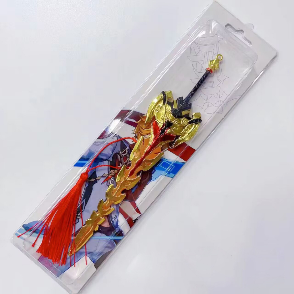 Mô hình Kiếm Li Cốt dài 22cm bằng Kim Loại Cao Cấp Siêu Đẹp mô hình Genshin Impact trưng bày trang trí