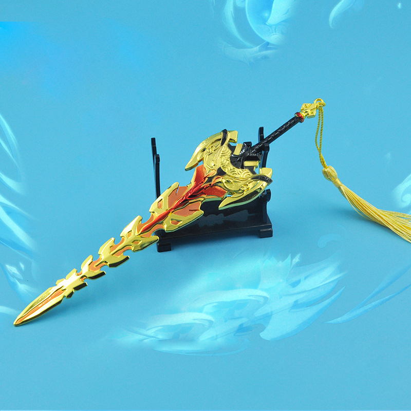 Mô hình Kiếm Li Cốt dài 22cm bằng Kim Loại Cao Cấp Siêu Đẹp mô hình Genshin Impact trưng bày trang trí