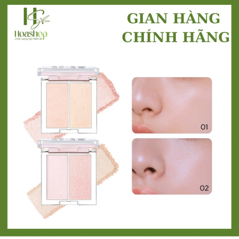 Phấn Bắt Sáng Clio Prism Highlighter Duo 7G