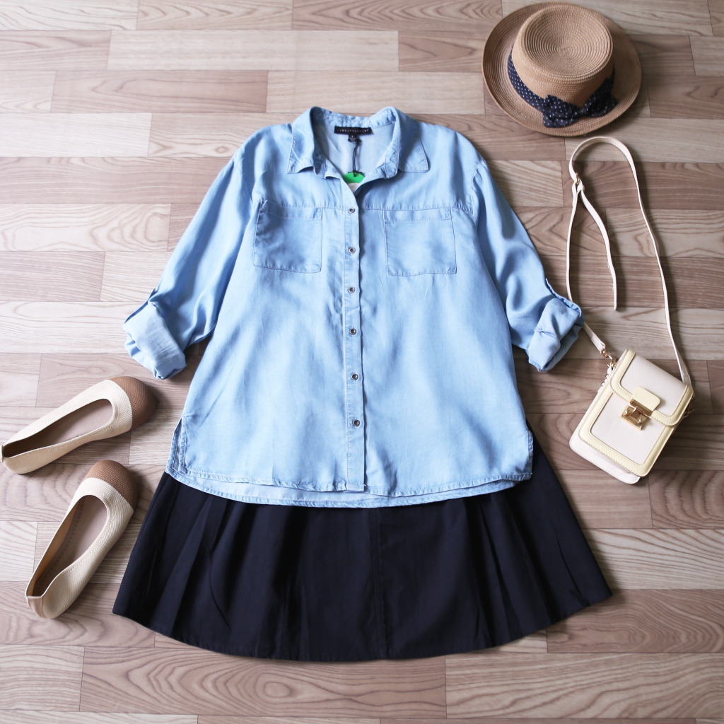 ÁO SƠ MI DENIM DÀI TAY